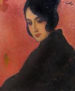 Nicolae Tonitza Spanish Woman oil painting on canvas